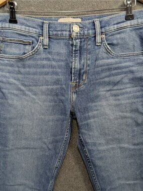 Hudson Axl Hudson Skinny Jeans Mens 31 (32x33) Slim Stretch Medium Wash Pants